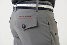 Load image into Gallery viewer, Men breeches | equestrian | man riding breeches | clothing | grip | model RALPH | Makebe | made in Italy | comfort of movement | gel grip | technical materials | grey |