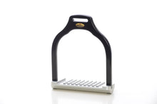 Load image into Gallery viewer, Wave stirrup | Dressage | aluminum | inclined bench | innovative grip | Comfort | easy to clean | 9 colors | 100% Made in Italy | Weight 320 gr  | black | technical