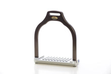 Load image into Gallery viewer, Wave stirrup | Dressage | aluminum | inclined bench | innovative grip | Comfort | easy to clean | 9 colors | 100% Made in Italy | Weight 320 gr  | chocolate | technical