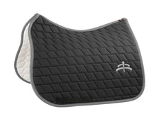Load image into Gallery viewer, Dressage carded saddle pad with Makebe logo
