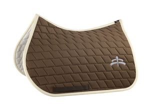 Jump carded saddle pad with Makebe logo