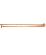 Load image into Gallery viewer, Spur Leather Strap | spur | made in Italy | Makebe | technical | unisex | agility fit | strap | spur strap | horse | riding | equestrian | leather | beige | light brown | neutral |