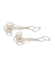 Load image into Gallery viewer, Long hackamore | Wave shape | adjustable | Makebe | riding accessories | horse accessories | riding | aluminum | many colors | anodic oxidation | light weight | adjustable | durability | gloss | exclusive | white |