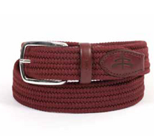 Load image into Gallery viewer, unisex elastic BELT | elastic belt | elasticated | fashion accessories | belts | belt | Makebe | Made in Italy | elegance | accessories | clothing | bordeaux |