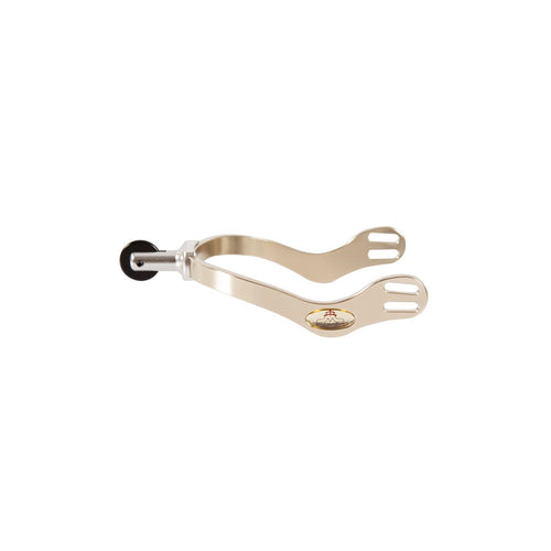 Spur with tooth rowel interchangeable kit | final interchangeable kit | final interchangeable | spur | technical | Makebe | equestrian | riding | horse | combinations of terminals | terminals | Lightweight | Durable | Ergonomic | gold | champagne |
