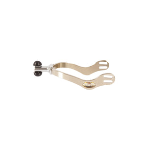 Spur roller ball | final interchangeable kit | final interchangeable | spur | technical Makebe | equestrian | riding | horse | combinations of terminals | terminals | champagne | gold |