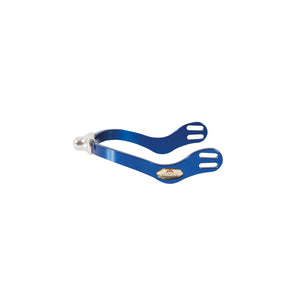 Spur with tooth rowel interchangeable kit | final interchangeable kit | final interchangeable | spur | technical | Makebe | equestrian | riding | horse | combinations of terminals | terminals | Lightweight | Durable | Ergonomic | blue |