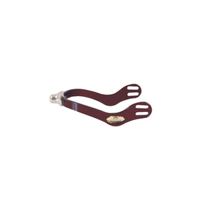 Spur with tooth rowel interchangeable kit | final interchangeable kit | final interchangeable | spur | technical | Makebe | equestrian | riding | horse | combinations of terminals | terminals | Lightweight | Durable | Ergonomic | bordeaux |