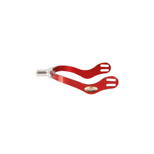 Spur long | final interchangeable kit | final interchangeable | spur | technical Makebe | equestrian | riding | horse | combinations of terminals | terminals | red |