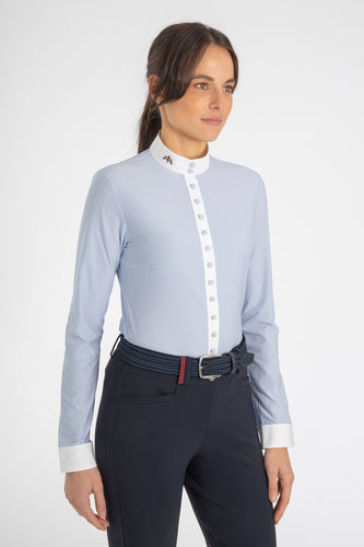 Ladies long sleeve shirt mod. DAFNE “A thousand buttons”