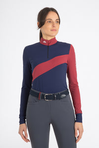 Ladies long sleeves Polo shirt mod. Jill