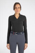 Load image into Gallery viewer, Ladies long sleeve polo mod. WENDY