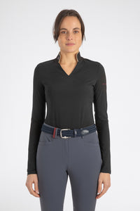 Ladies long sleeve polo mod. WENDY