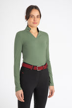 Load image into Gallery viewer, Ladies long sleeve polo mod. WENDY