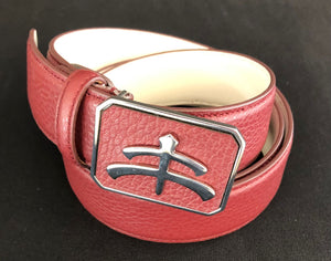 BB BELT leather and brass belt