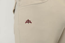 Load image into Gallery viewer, Men breeches | equestrian | man riding breeches | clothing | grip | model RALPH | Makebe | made in Italy | comfort of movement | gel grip | technical materials | beige |