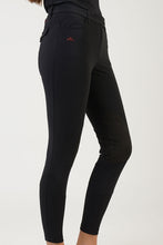 Laden Sie das Bild in den Galerie-Viewer, Ladies breeches | lady breeches | equestrian | riding breeches | clothing | alcantara grip | model AUDREY | Makebe | made in Italy | comfort of movement | grip | technical materials | black |
