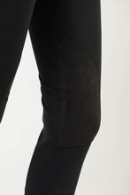 Load image into Gallery viewer, Ladies breeches | lady breeches | equestrian | riding breeches | clothing | alcantara grip | model AUDREY | Makebe | made in Italy | comfort of movement | grip | technical materials | black |