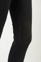 Laden Sie das Bild in den Galerie-Viewer, Ladies breeches | lady breeches | equestrian | riding breeches | clothing | alcantara grip | model AUDREY | Makebe | made in Italy | comfort of movement | grip | technical materials | black |