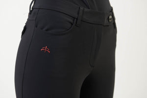 Ladies breeches | lady breeches | equestrian | riding breeches | clothing | alcantara grip | model AUDREY | Makebe | made in Italy | comfort of movement | grip | technical materials | black |