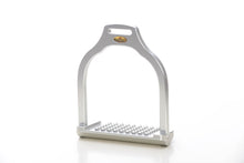 Load image into Gallery viewer, Wave stirrup | Dressage | aluminum | inclined bench | innovative grip | Comfort | easy to clean | 9 colors | 100% Made in Italy | Weight 320 gr  | silver | technical