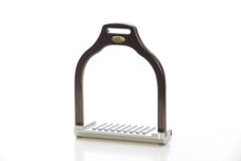Laden Sie das Bild in den Galerie-Viewer, Wave stirrup | Dressage | aluminum | inclined bench | innovative grip | Comfort | easy to clean | 9 colors | 100% Made in Italy | Weight 320 gr  | chocolate | technical