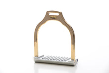 Load image into Gallery viewer, Wave stirrup | Dressage | aluminum | inclined bench | innovative grip | Comfort | easy to clean | 9 colors | 100% Made in Italy | Weight 320 gr  | gold | technical