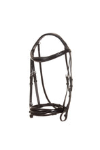 Laden Sie das Bild in den Galerie-Viewer, leather bridle | anatomical headpiece | convex noseband | Makebe | Stable line
