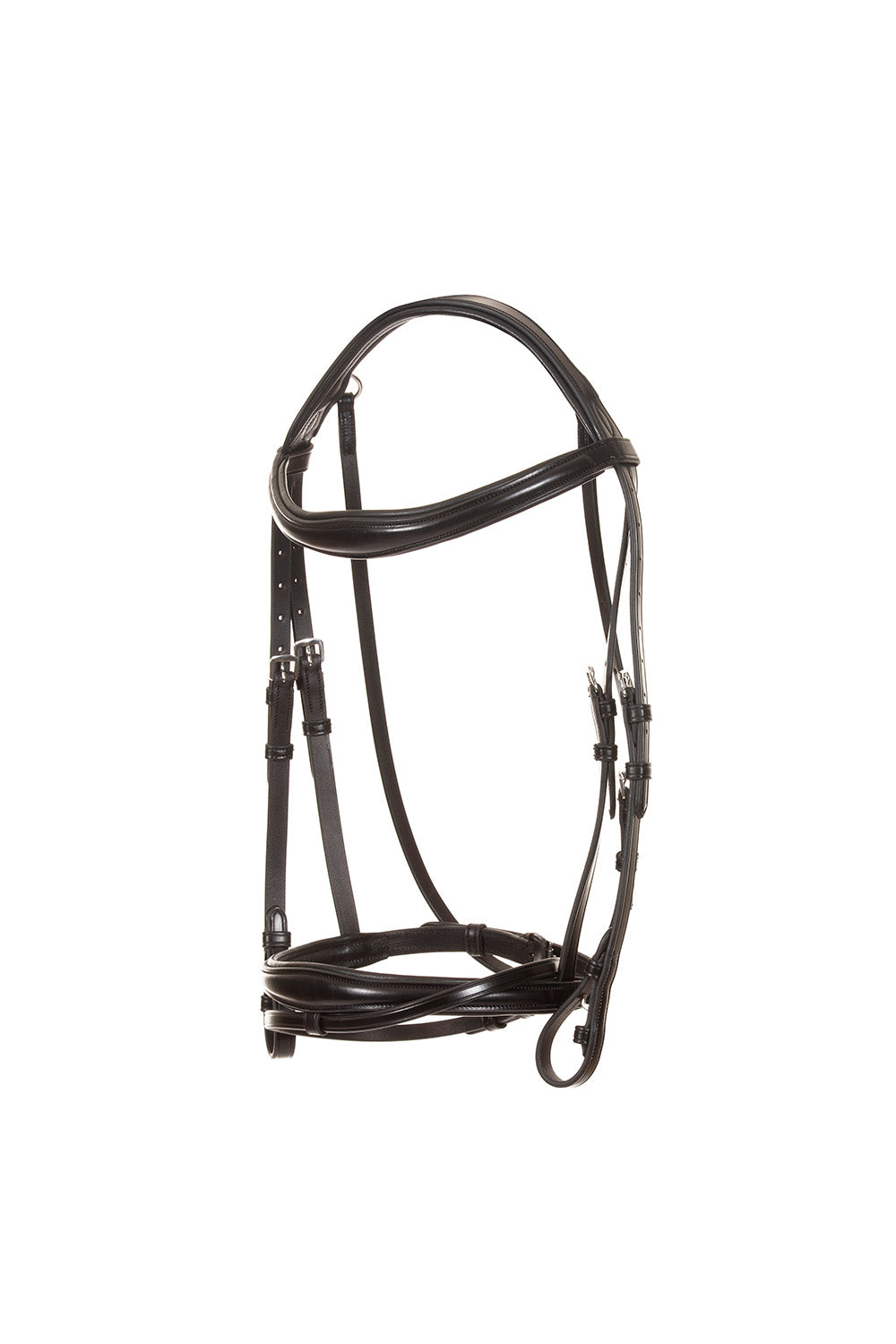 leather bridle | anatomical headpiece | convex noseband | Makebe | Stable line