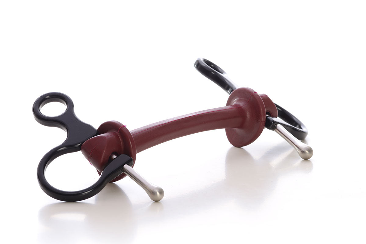 Half Cheek | Bit | Limobits | Makebe | stainless steel | aluminum | technical | horse accessories | soft hardness | black