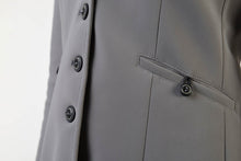 Load image into Gallery viewer, Lady horse riding jacket | model CINDY | tech fabric | technical materials | technical fabric | riding | equestrian | Makebe | Made in Italy | clothing | jacket | riding jacket | free movememt system | comfort | comfort of movements | elastic materials | riding elastic jacket | elegance | grey |