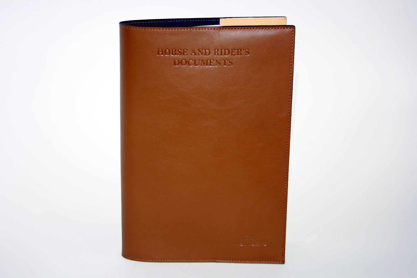 Leather Passport Holder for Horse & Rider