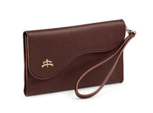 Load image into Gallery viewer, BB leather clutch for wrist and belt