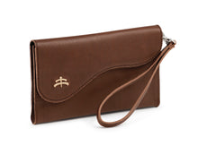 Load image into Gallery viewer, BB leather clutch for wrist and belt