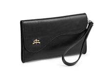 Load image into Gallery viewer, BB leather clutch for wrist and belt