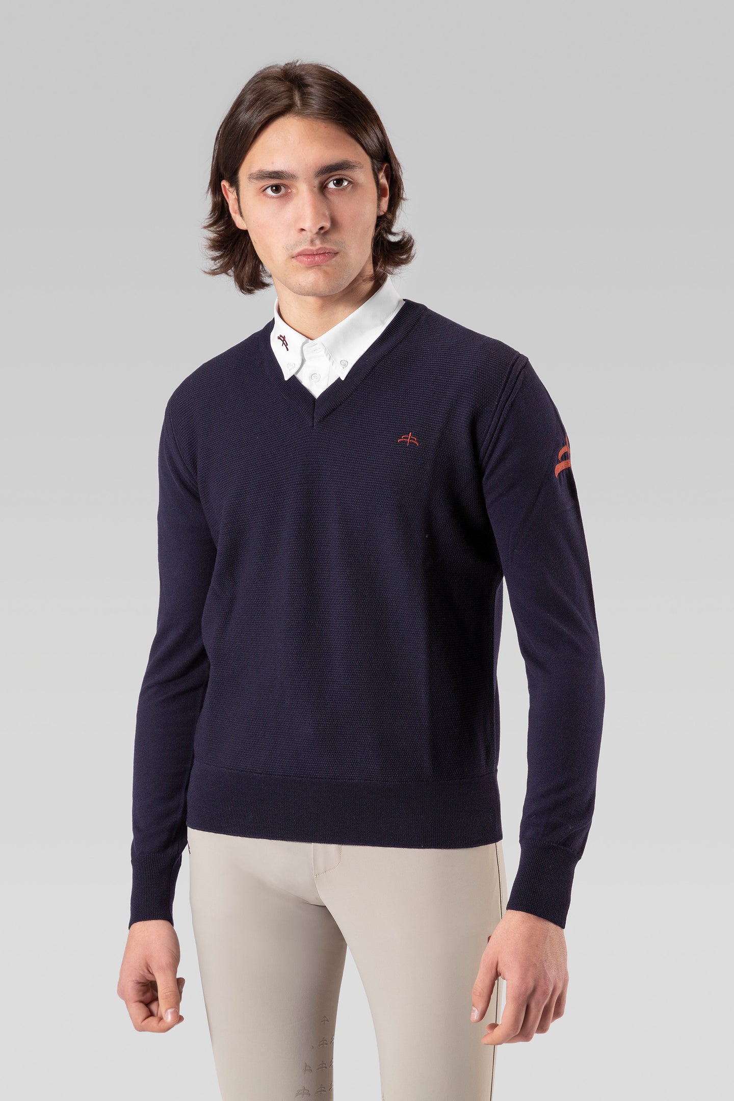 Men Merinos wool sweater mod. NICOLA