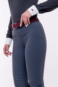 Ladies riding jump breeches mod. PENELOPE (middle waist + LATERAL ZIP)