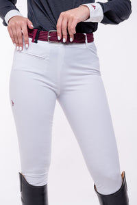 Ladies riding jump breeches mod. PENELOPE (middle waist + LATERAL ZIP)