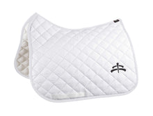 Load image into Gallery viewer, Dressage wadded saddle pad with Makebe logo