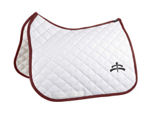 Load image into Gallery viewer, Dressage wadded saddle pad with Makebe logo