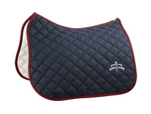 Load image into Gallery viewer, Dressage wadded saddle pad with Makebe logo
