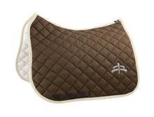 Load image into Gallery viewer, Dressage wadded saddle pad with Makebe logo