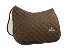 Load image into Gallery viewer, Dressage wadded saddle pad with Makebe logo