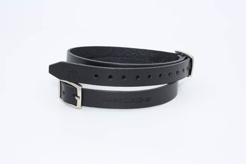 Spur Leather Strap | spur | made in Italy | Makebe | technical | unisex | agility fit | strap | spur strap | horse | riding | equestrian | leather | colored | black |