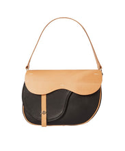 Load image into Gallery viewer, Leather bag | Made in Italy | leather accessories | black leather bag 