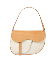 Laden Sie das Bild in den Galerie-Viewer, Leather bag | Made in Italy | leather accessories | white leather bag 