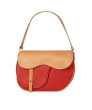 Laden Sie das Bild in den Galerie-Viewer, Leather bag | Made in Italy | leather accessories | Red leather bag 
