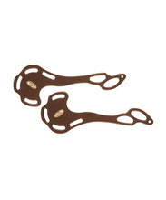 Laden Sie das Bild in den Galerie-Viewer, Long hackamore | Wave shape | adjustable | Makebe | riding accessories | horse accessories | riding | aluminum | many colors | anodic oxidation | light weight | adjustable | durability | gloss | exclusive | brown |