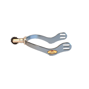 Spur with tooth rowel interchangeable kit | final interchangeable kit | final interchangeable | spur | technical | Makebe | equestrian | riding | horse | combinations of terminals | terminals | Lightweight | Durable | Ergonomic | titanium |