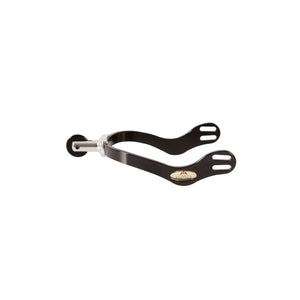 Spur with tooth rowel interchangeable kit | final interchangeable kit | final interchangeable | spur | technical | Makebe | equestrian | riding | horse | combinations of terminals | terminals | Lightweight | Durable | Ergonomic | black |
